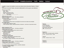 Tablet Screenshot of boucherie-traiteur-theeten.com